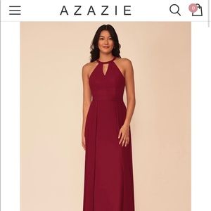Azazie Melody Bridesmaid Dress- Burgundy